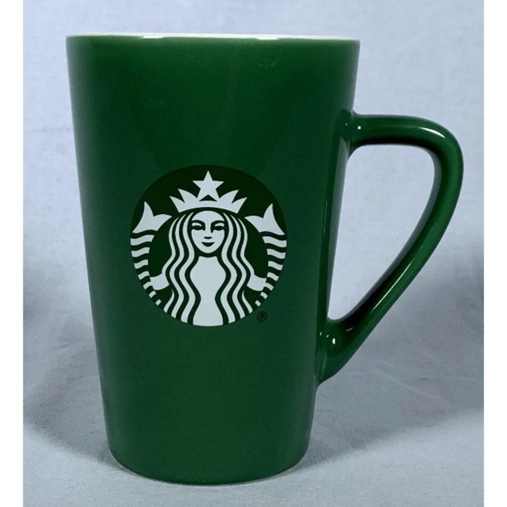 Starbucks Ceramic Coffee Mug Green 2021 12 Oz 5
